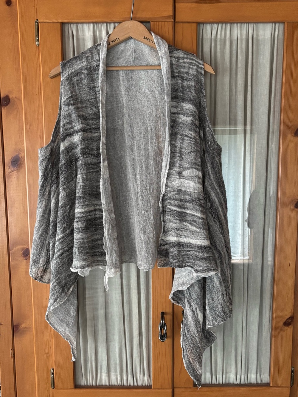Handmade Silk and Wool Wrap/Vest